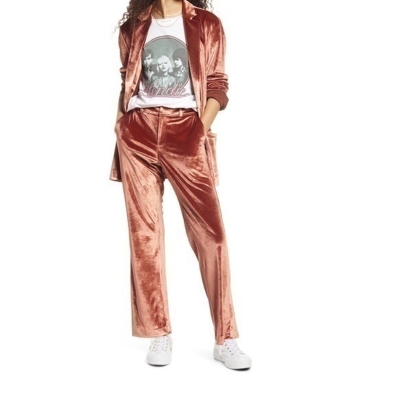 Boho Velvet Two Piece Suit - Picture 1 of 13
